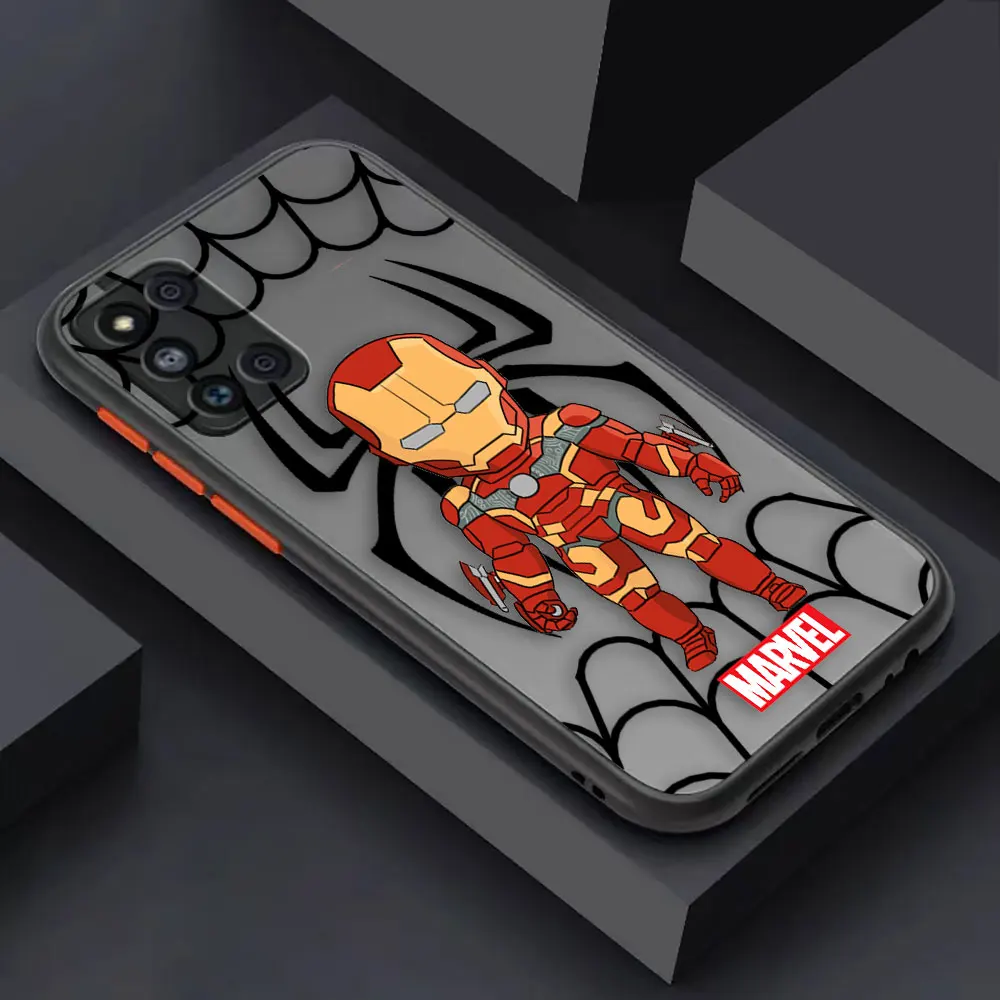 thumbnail image 1 of Matte Case for Samsung Galaxy M62 M53 M52 M51 M33 M32 M31 M30S M23 5G J8 J7 J6 J5 Case Funda Coque Marvel Avengers Anime Cartoon, 1 of 5