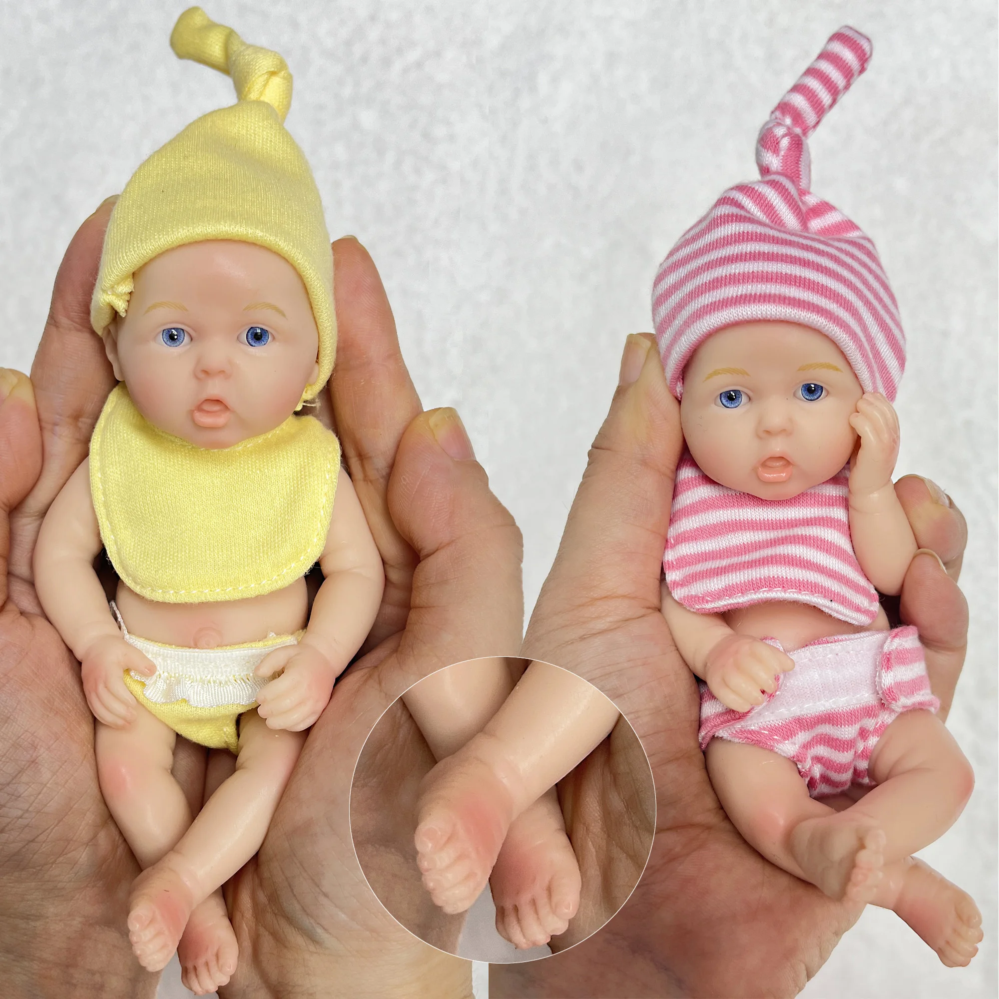 Lifelike Handmade, Soft Palm Doll, Lovely Brinquedos para Escolher, 6