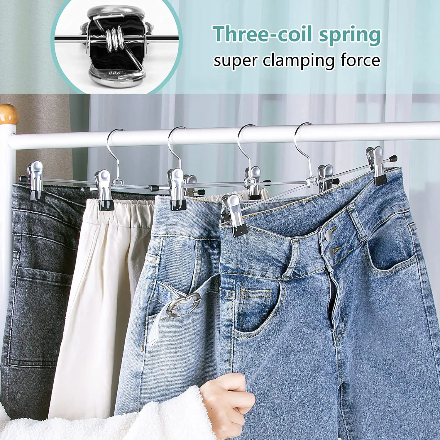 https://ae01.alicdn.com/kf/Sd3d605a8418e42eba762d691f4cee47dk/100Pcs-Pants-Skirt-Hanger-with-Clips-Heavy-Duty-Metal-Thin-Trousers-Space-Saving-Non-Slip-Hangers.jpg