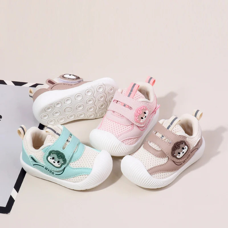 Spring & Autumn Cute Children Boy Girl Casual Shoes Fashion Design Mesh Breathable Non-slip Prewalker Shoes First Walkers MY248 4