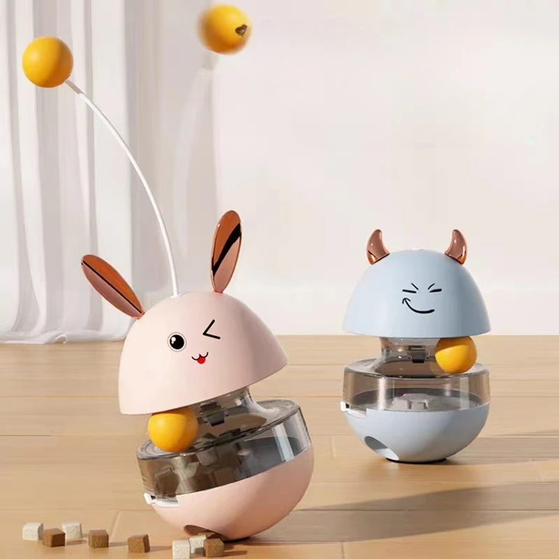 

Pet Tumbler Toy Cat Cute Turntable Spill Ball Cat and Dog Puzzle Self Hi J Relief Bite Resistant Cat Stick Dog Toy