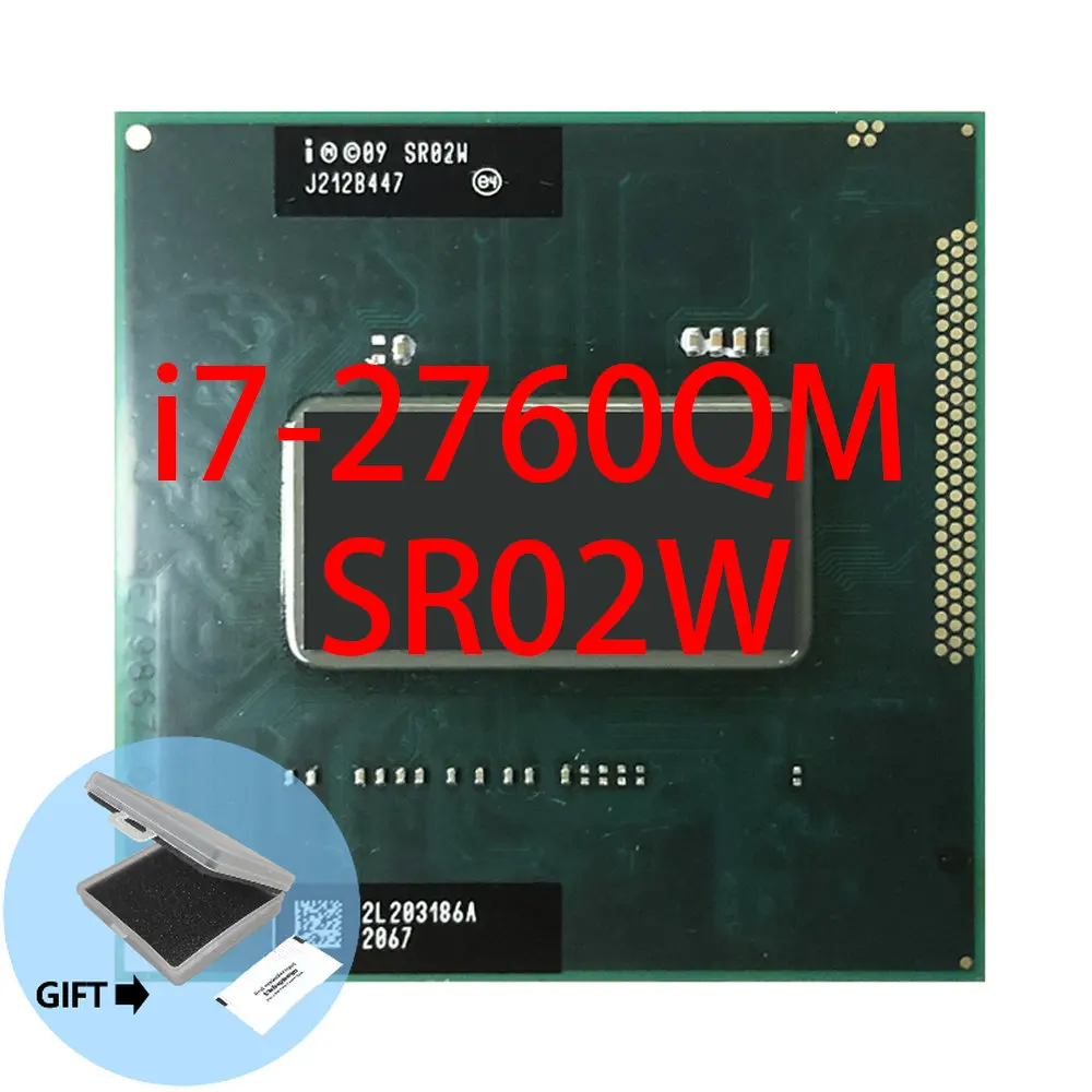 Processore Originale Cpu Per Laptop Intel Sr02W I7-2760Qm Sro2W Core I7 Cpu Mobile I7 2760Qm Processore Centrale 6M Pga Da 2.4Ghz A 3.5Ghz
