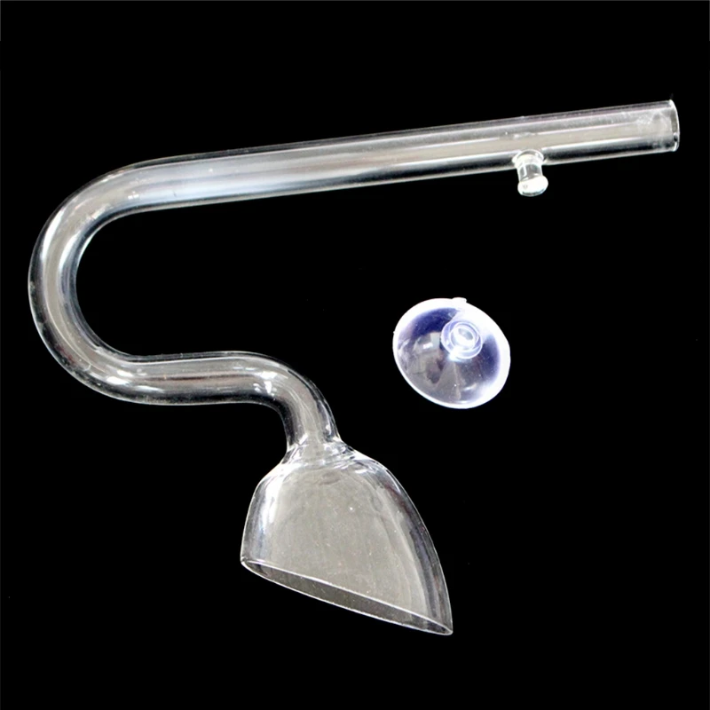 Glass Outflow Pipe Aquarium Landscape Tank Fish Tank Planted Lily Pipe Filter Accessories 10mm 13mm aquarium filter pipe