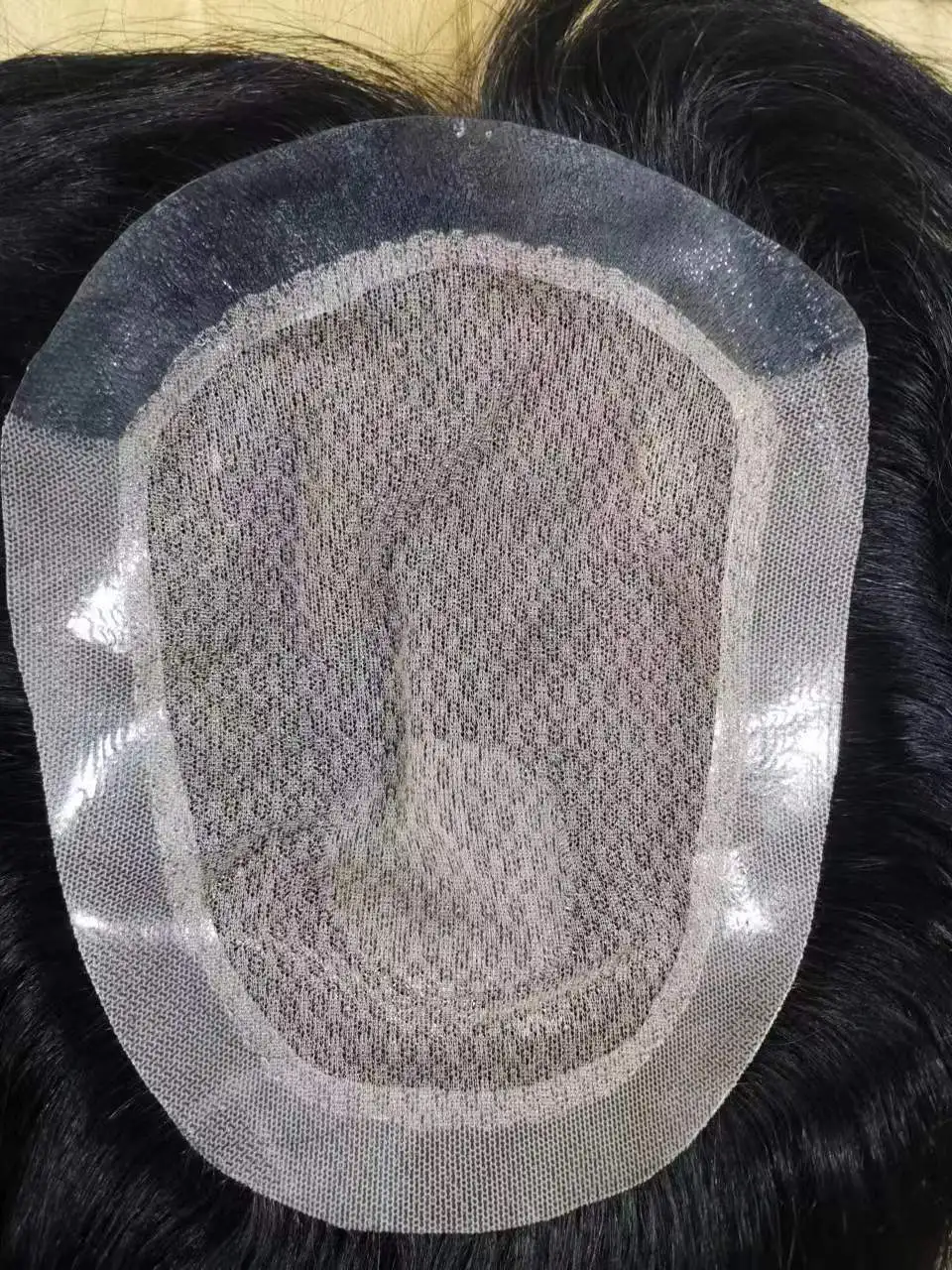 Toupee Color: 3#, Toupee Density: 90%, Length: 10 Inches - Silk Base Top With PU Men Toupee Male Breathable Men's Capillary Prosthesis 100% Real Natural Hair Replacement System Unit Wigs