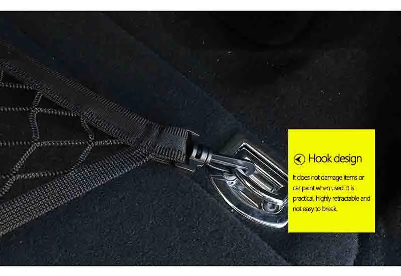 For Nissan Pathfinder R53 2022~2025 Car Trunk Network Mesh Luggage Fixed Hook Elastic Storage Cargo Net Organize Car Accessories Sd3d637d469e7420286a3ab5a10298858a