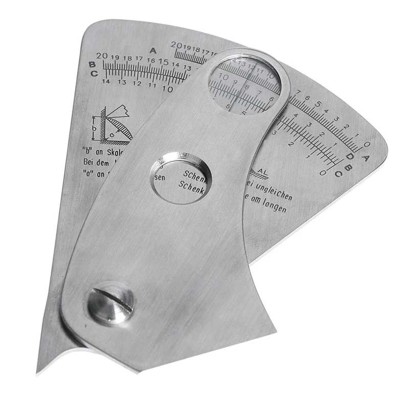 Seltor Weld Gauge  Range Deflection Fan Sector Welding Gauge Ruler Welding Inspection Gauge caliper