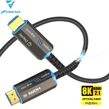 FDBRO 8K HDMI 2.1 Cable Fiber Optic Hdmi Cable 120Hz 48Gbps HDR HDCP for HD TV Box Projector Ps3/4 Ultra High Speed Computer