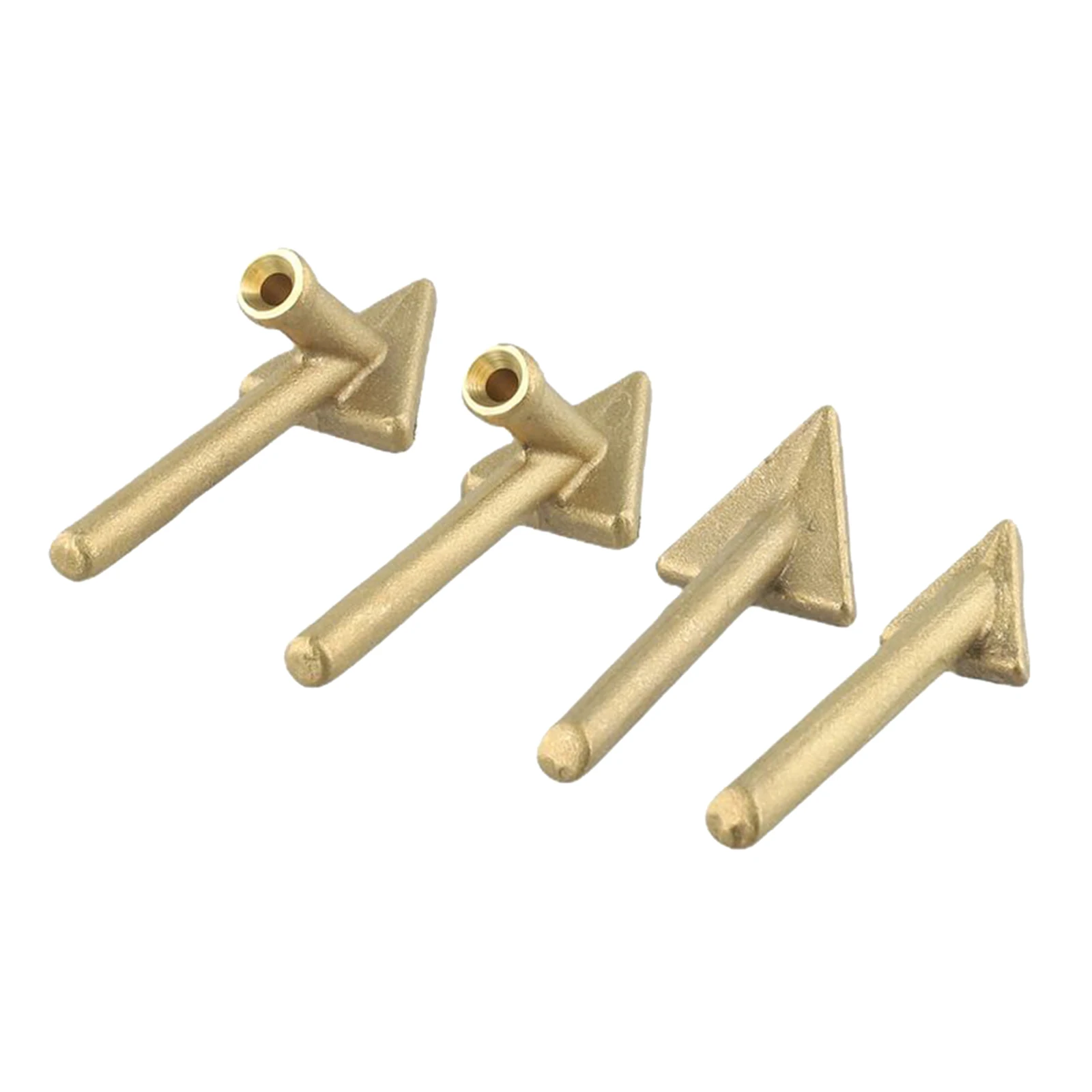Plastic Welding Iron Soldering Tip Replacement Tips For 80 Watt Iron Plastic Welding TPO TEO PP Auto Bumper Welding Tips CNC Metalworking Gold 4PCS