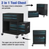 WORKPRO 24.5 Inch 5-Drawer Rolling Removable Tool Storage Cabinet Thickened Load-Bearing Multi-Hardware Tool Cabinet 4