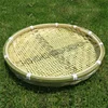 handmade bamboo woven perforated bamboo screen large hole fine hole household dry tea round bamboo board dustpan rice screen 1