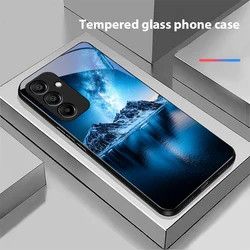 Pyramid Starry Sky Black Tempered Glass Phone Case - Samsung A71 (BLH - BLH24122612)