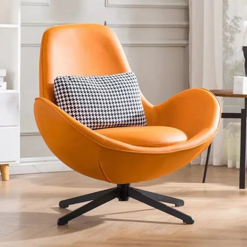 Nordic Sofa Chair Balcony Luxury Rotating Leisure Designer Egg Eggshell Online Celebrity Chaise Lounge
