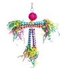 5-piece Parrot Toy Biting Toy Drawing Toy Finger Set Sichuan Pepper Wood Paper Silk Weaving Tube Toy Set 3