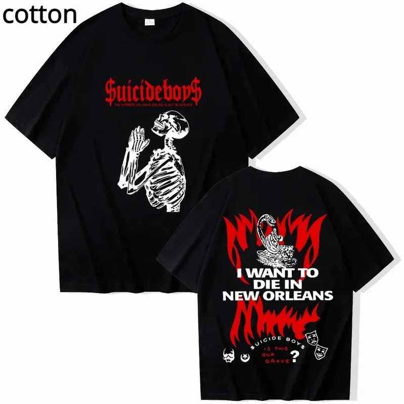 

Suicideboys G59 Shirt Suicideboys Shirt Rapper Hip Hop Shirt Suicideboys Fan Gift O-Neck Short Sleeve Shirts Y2K T-Shirt Summer