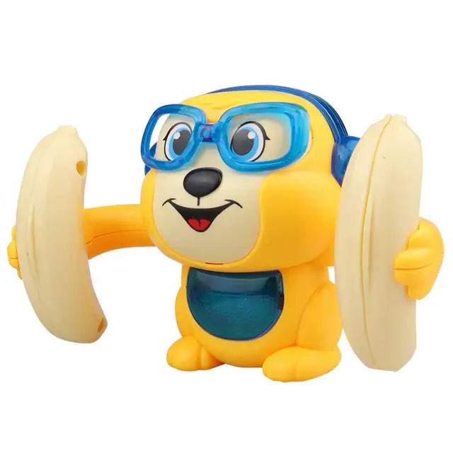 Voice Control Tumbling Monkey Toys For Children With Light Music Walk Tumbling Crawling Little Monkey Electric Baby Toys 5