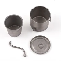 650ml/550ml/400ml Titanium Coffee Pour Over Kettle Coffee Tea Water Camping Pot Stove Top Coffee Pot Gooseneck Traveling Tea Pot 6