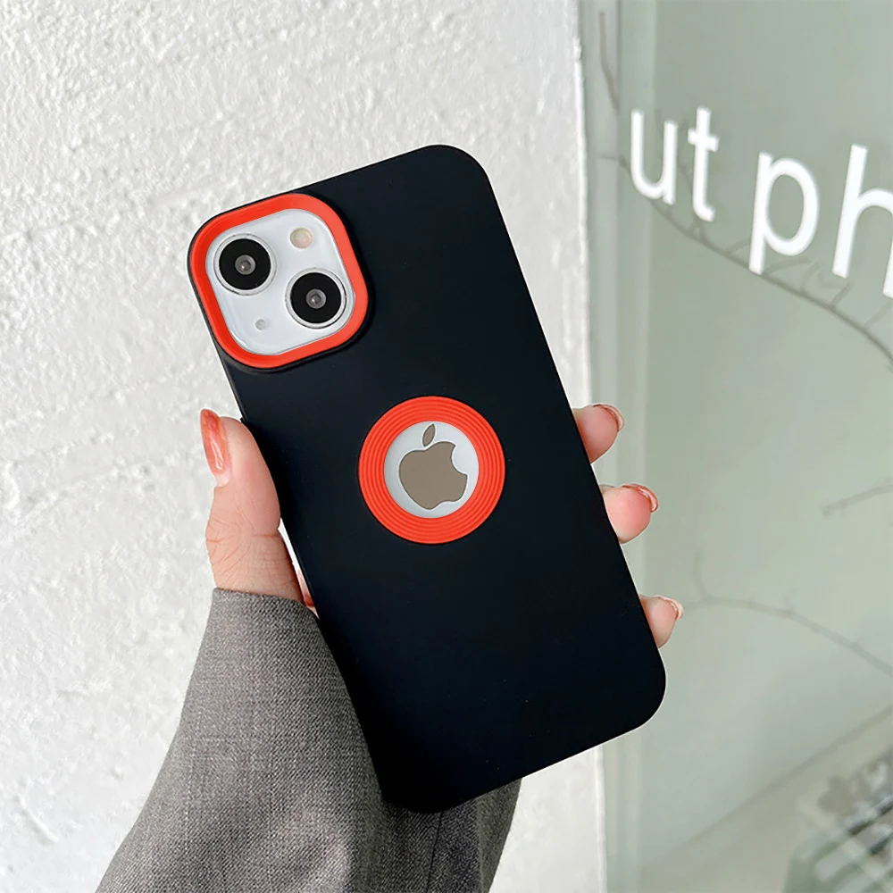 Fashionable Dual-Tone Shockproof Silicone Phone Case