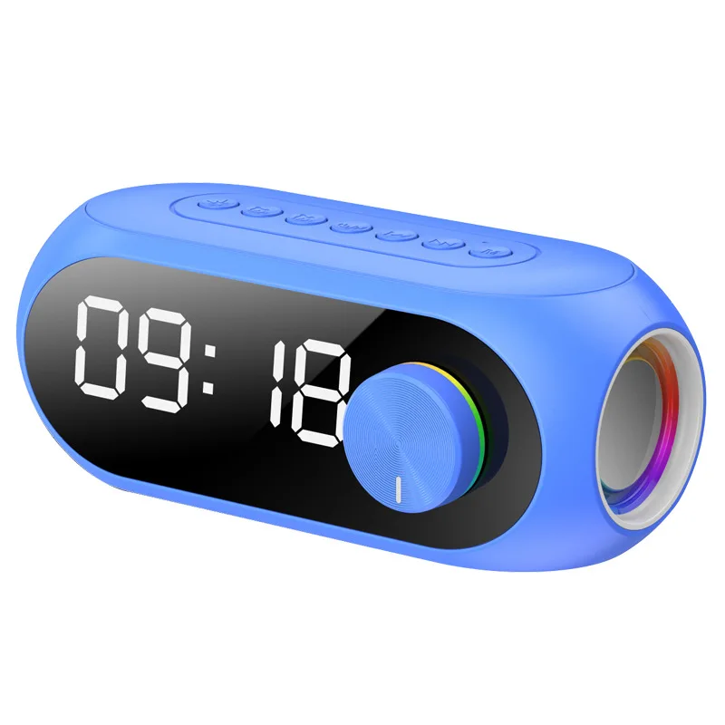  TONPOP Despertador, Despertadores Decoración del Hogar Reloj de  Música de Mesilla Reloj Digital MP3 TF AUX HiFi Bluetooth Altavoz LED  Espejo Pantalla : Hogar y Cocina