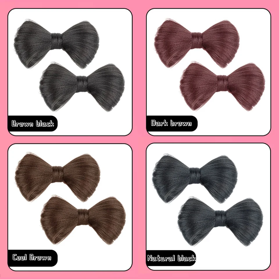 Synthetic Hair Wig for Women Natural Straight Updo Hairpiece