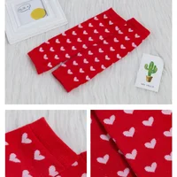 Xmas Baby Crawling Knee Pad Kids Sock Leg Warmer Protector Girl Legging Boy Striped Toddlers Beenwarmers Infant 3