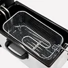 Powerful Electric Deep Fryer Anti-Scald Stainless Steel Adjustable Temperature Commercial Home Small Electric Fried Oven 3
