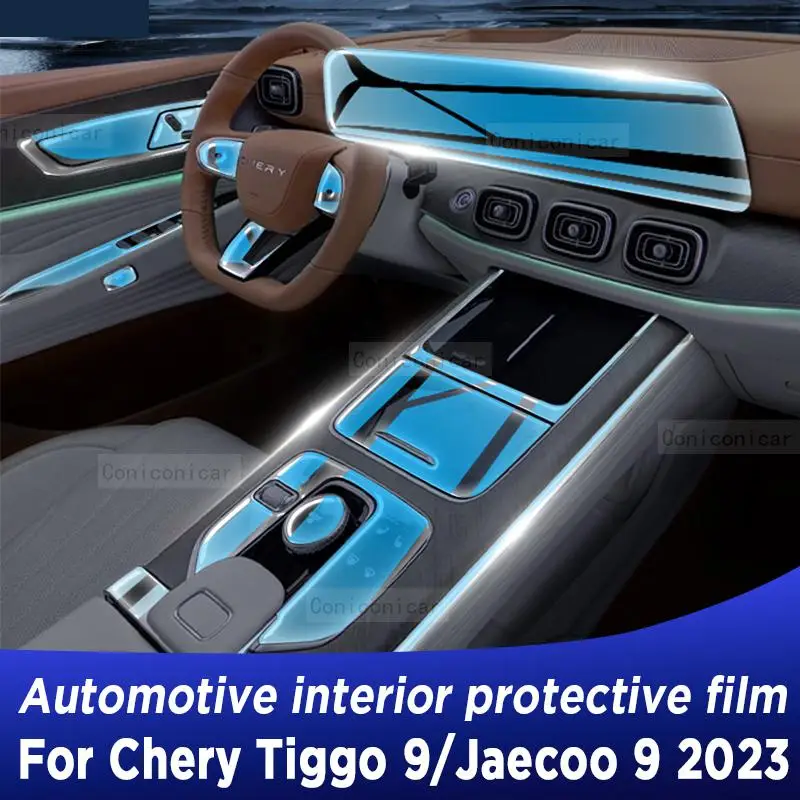 

For Chery TIGGO 9 Jaecoo 9 2023 Gearbox Panel Navigation Screen Automotive Interior Protective Film Anti-Scratch Accessories