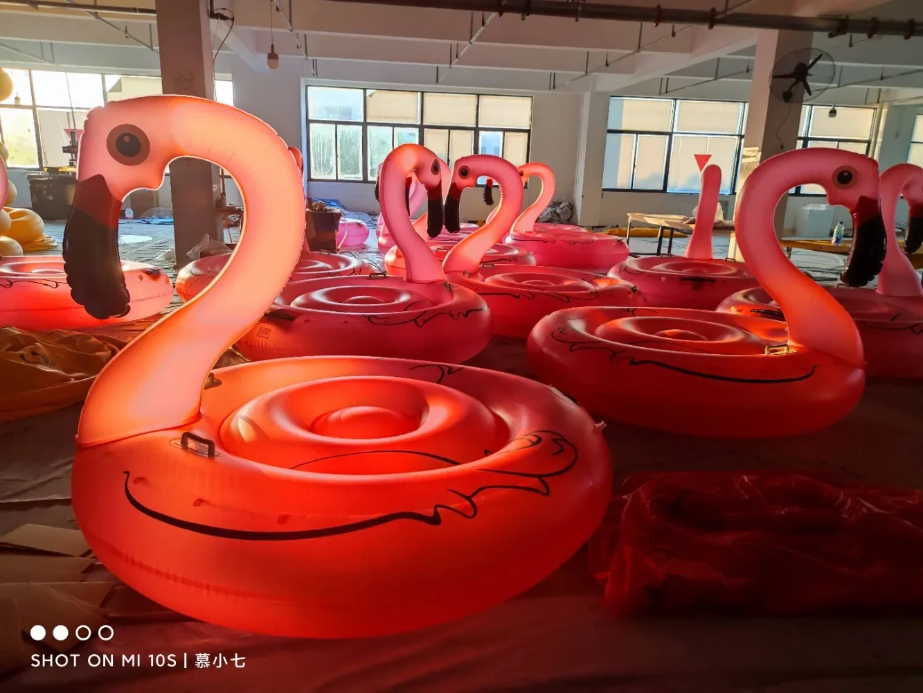 Flamingo Float Summer's Hottest Pink Inflatable Raft Tube Comfortable Pool Accessory For Water Play