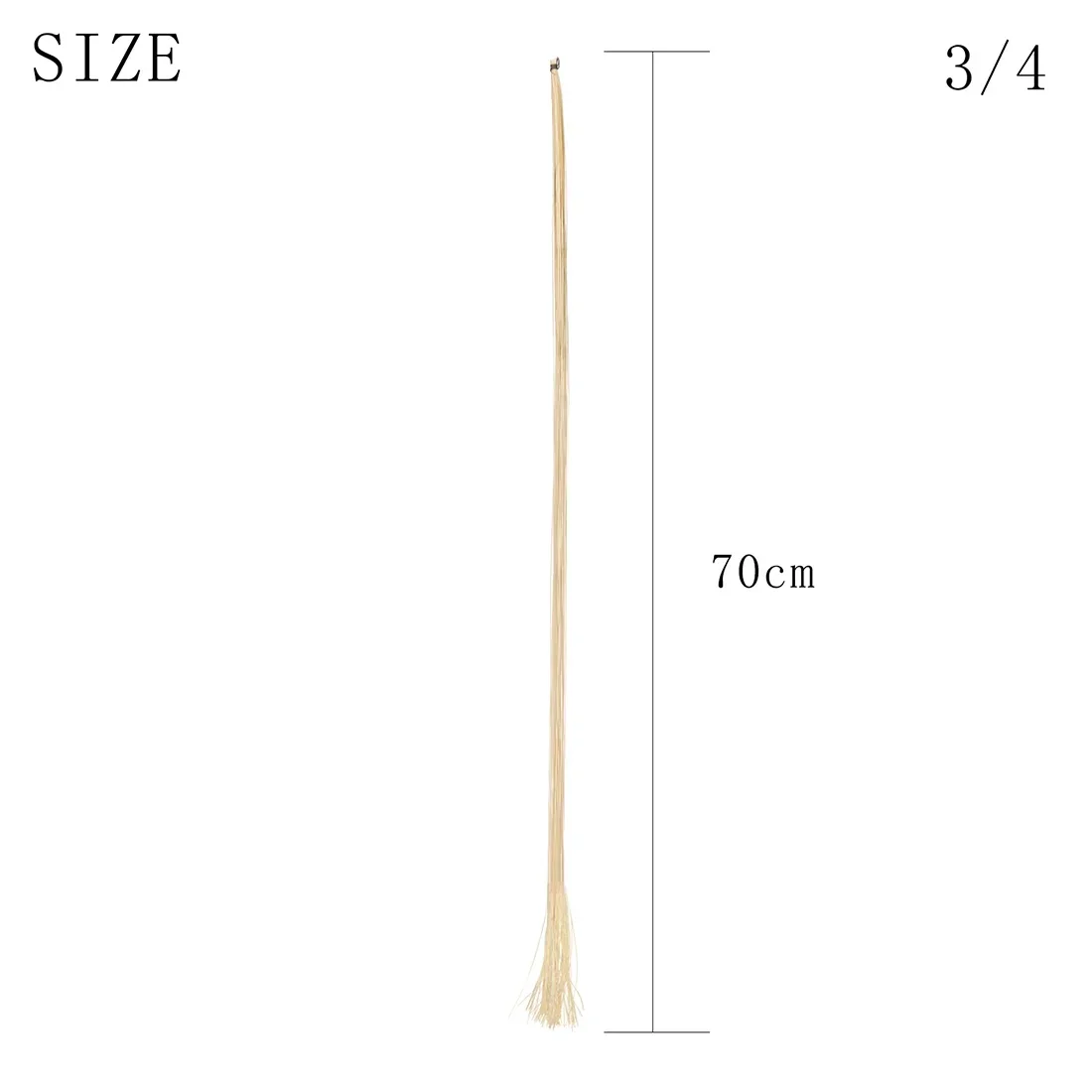 Description Picture 5 of itemViolin Bow Hair for 4/4 3/4 1/2 1/8 1/4 Violin Horsehair White Natural Horsehair Bow Hair Horse Tail Bow Violin Accessories