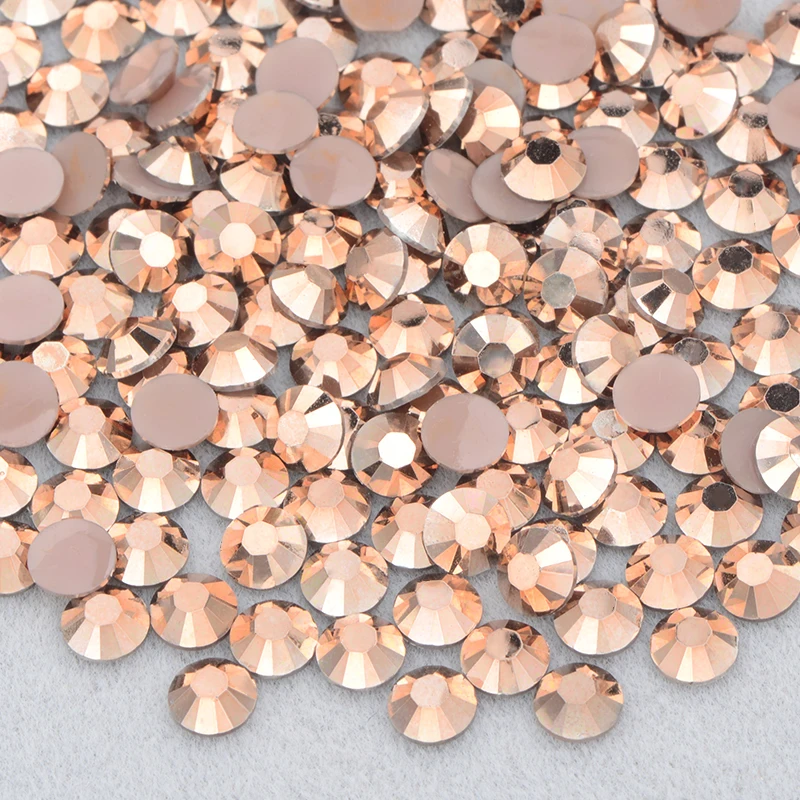 Vibrant Jelly Pink AB Flatback Rhinestones for DIY Nail Art and Crafts