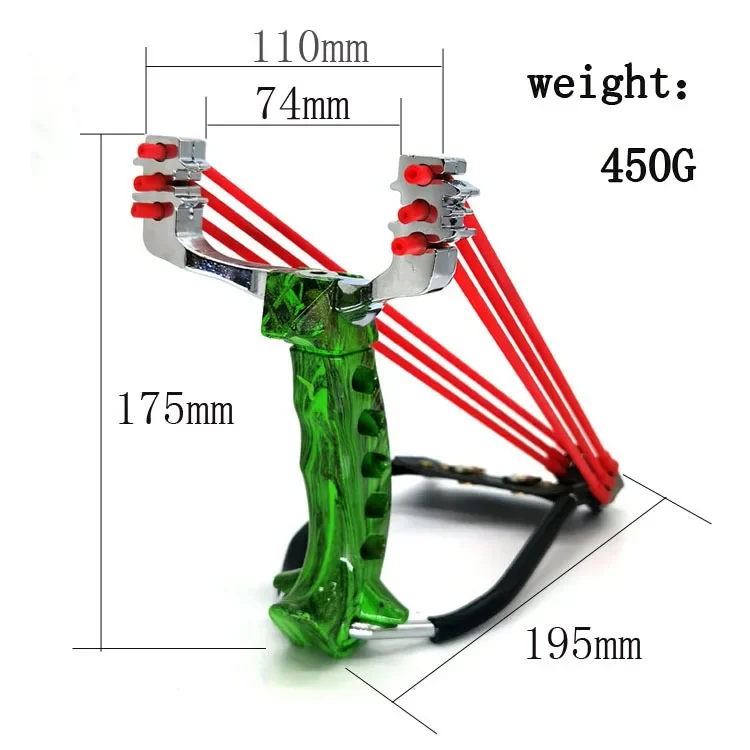 Slingshot Hunting Catapult Folding Wrist Traditional Rubber Band Slingshots Powerful Outdoor Shooting Fishing Game Sling Shot 3