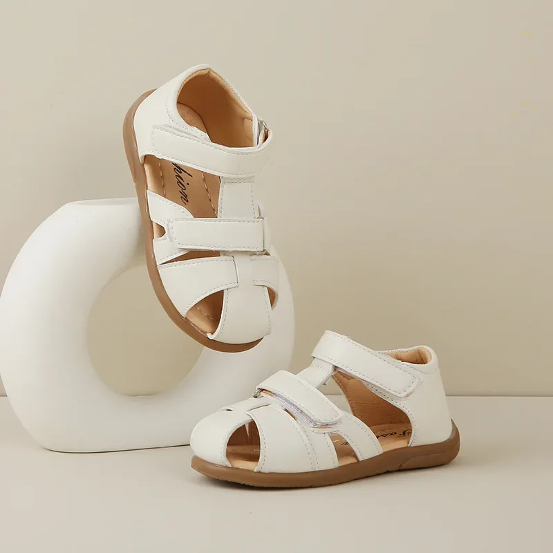 Child Sandal Summer Girls Sandal Flat Bottom Girls Shoes Soft Bottom Child Shoe Weave Boy Shoes Casual