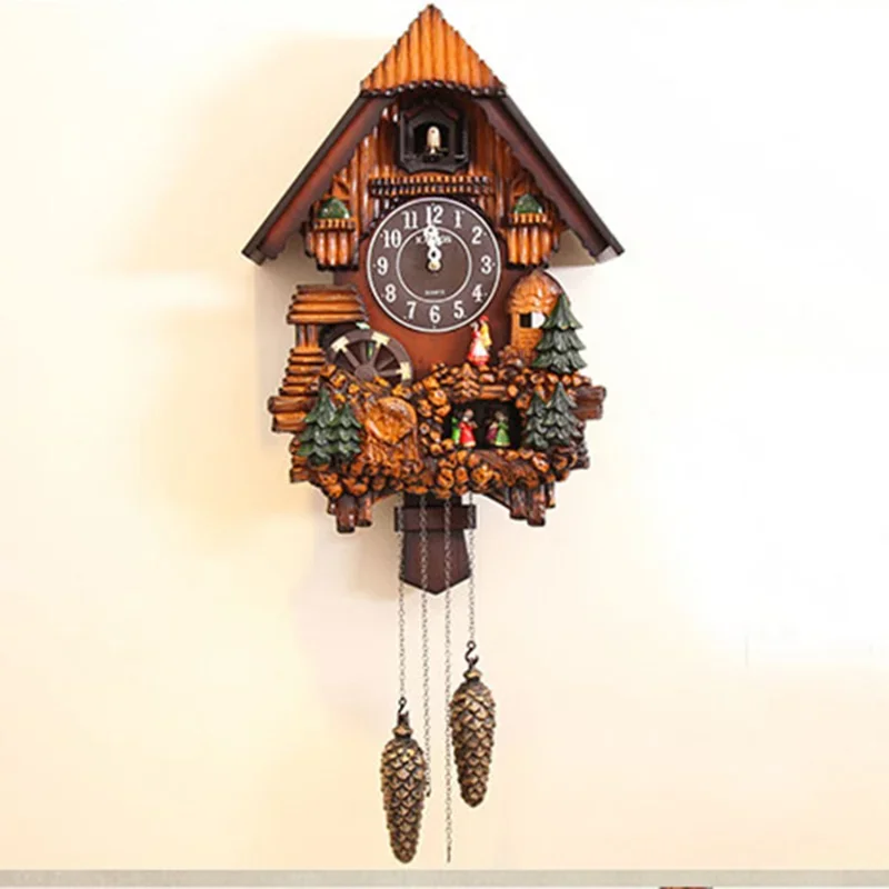 Muto orologio da parete creativo soggiorno orologi a cucù uccello camera  dei bambini orologio da parete musica Reloj cudij orologio Reloj Pared Home  Decor