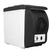 Réfrigérateur cosmétique 12V pour voiture, 37W, 6l, boîte à médicaments Portable à faible bruit, réfrigérateur cosmétique pour aliments 1