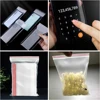 100PCS Plastic Zip Lock Bag Resealable Self Seal Pouch Storage Organizer Bag for Pack Products Jewelry Food Vacuum Fresh Pocket 3