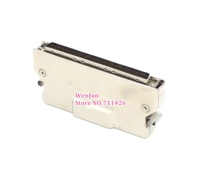 Tomada Masculina do Cabo do Conector Fio Tubulado Md100m-al Scsi Db100 tipo de Shell do Ferro Pin Db100 Hpdb 100pin - Imagem 4