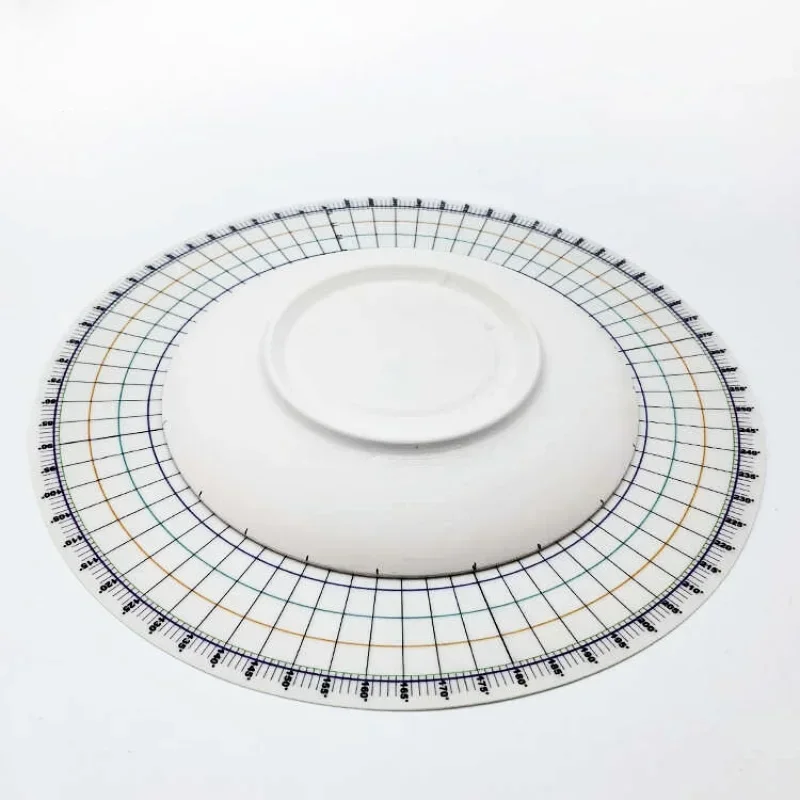 26 Cm DIY Ceramic Underglaze Auxiliary Pad Painting Tool Drawing Circular Divider Circular Equivalent Caliper Handmade polymer clay tools,pottery tools,clay sculpting tools,pottery sculpting tools,clay craft tool,pottery coloring tool