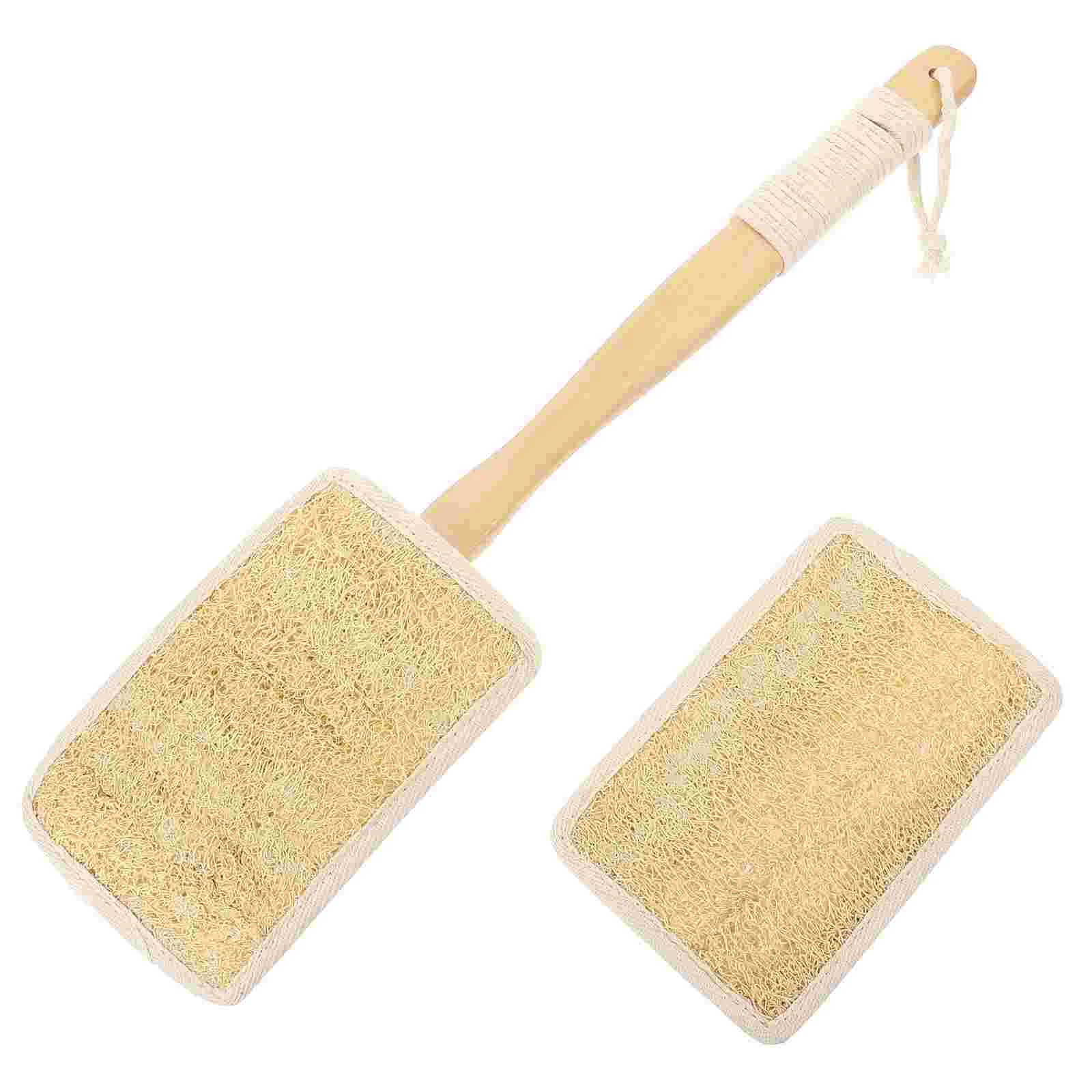 

Back Brush Long Handle Shower Double Sided Bath Brush Hanging Back Scrubber Body Exfoliating Sponge Bathroom Loofah Knee Joint