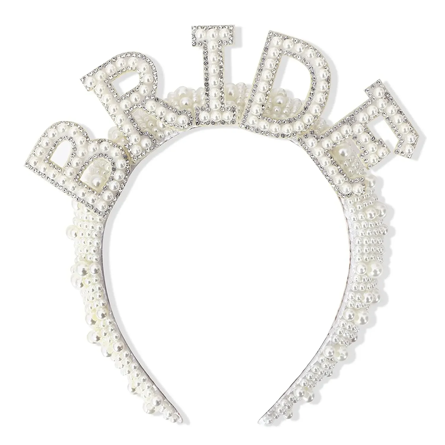 Bride To Be Pearl Crown fascia Bach addio al nubilato addio al nubilato addio al nubilato matrimonio fidanzamento prova cena decorazione regalo - Image 5