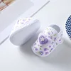 0-1 Year Old Girls' Shoes Love Decoration Floral Soft Sole Cloth Shoes Versatile And Non Slip Baby Walking Shoes 6