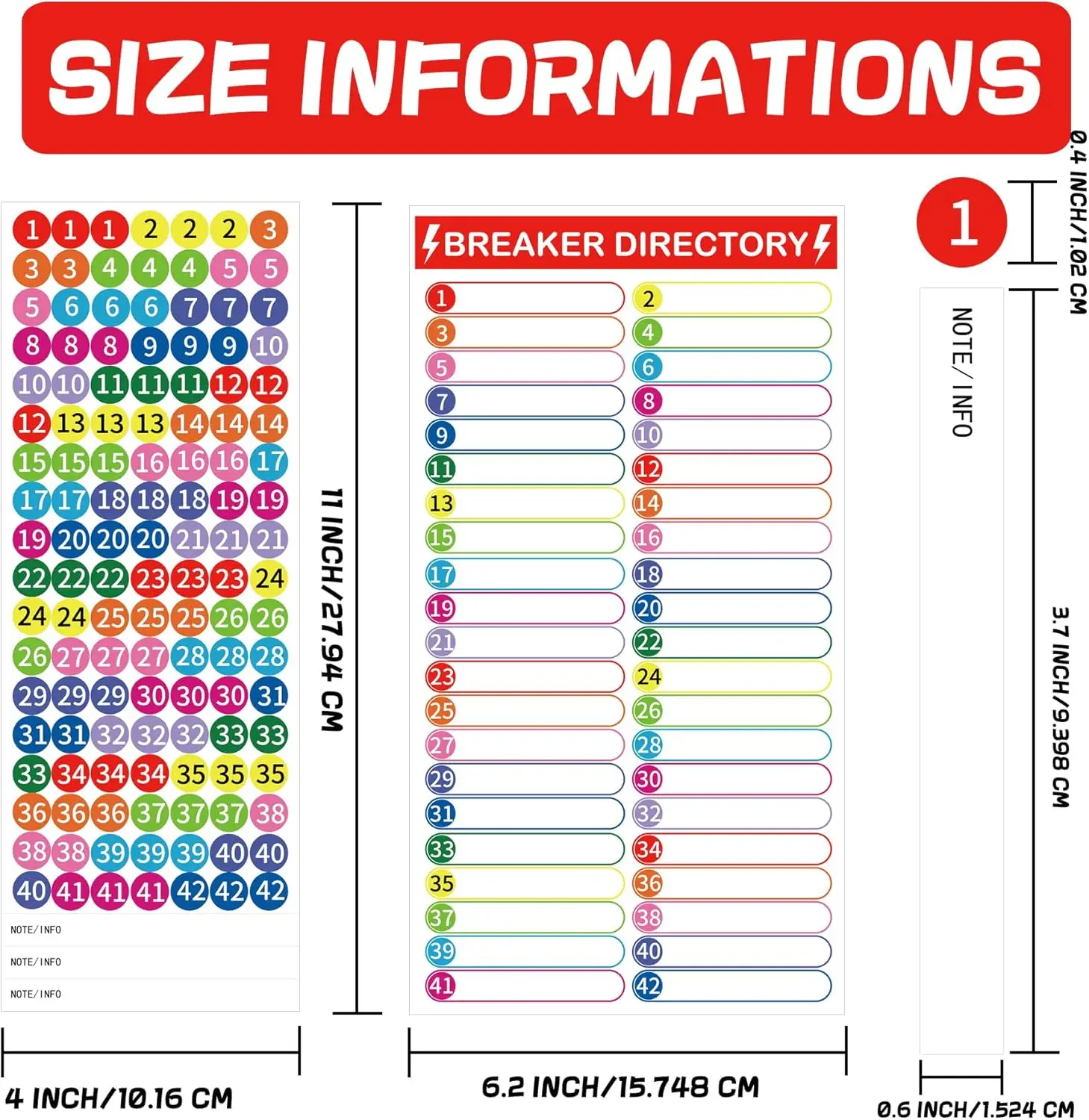 Breaker Panel Labels Circuit Breaker Labels 28 Sheet Circuit Directory Fuse Panel Marker Sign Electrical Box Sticker