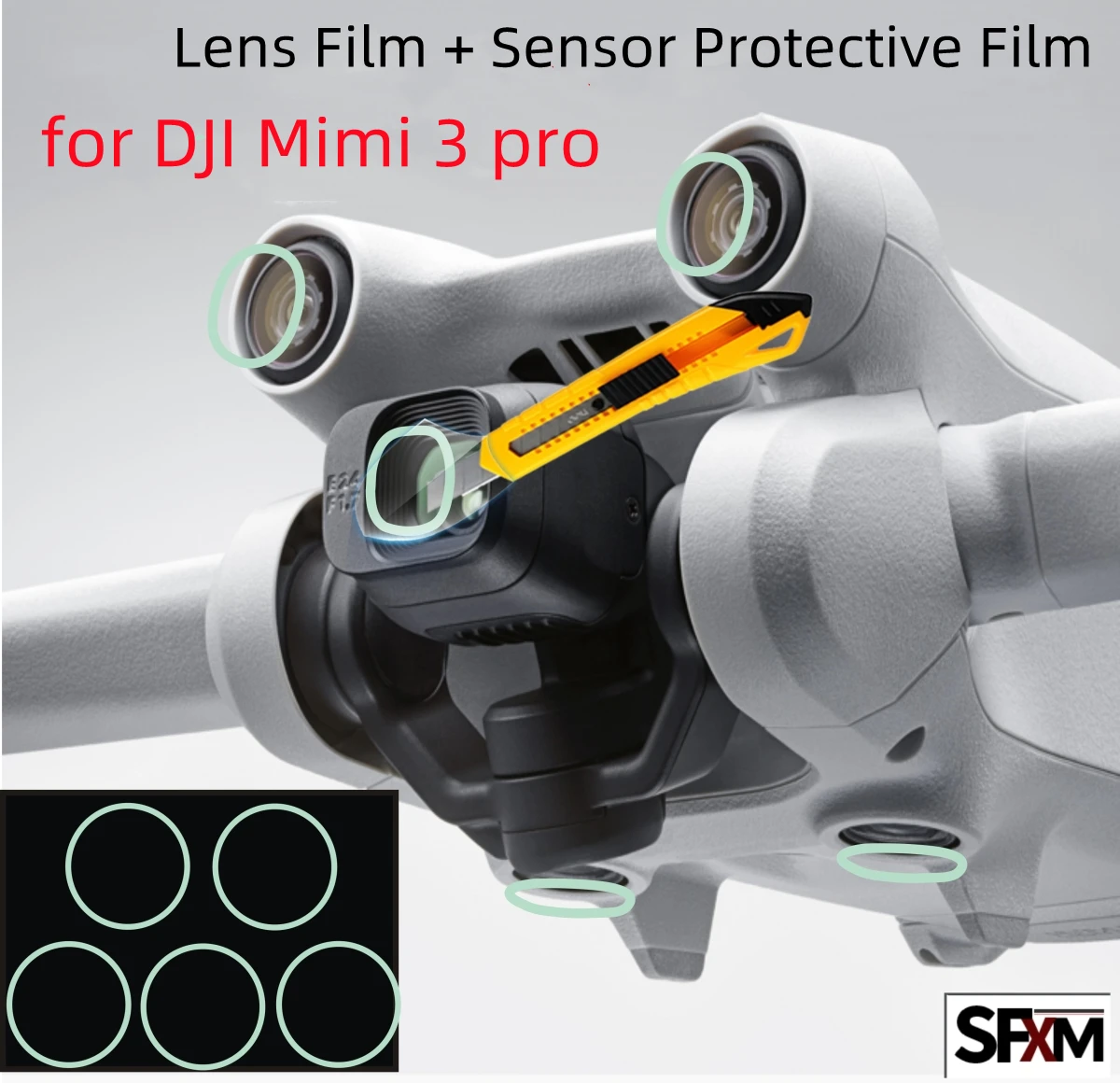 Protective Anti-scratch Film For DJI Mini 3 Drone Accessories