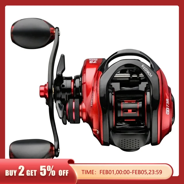 Baitcasting Fishing Reels Max Drag 8kg Ultra Light Casting Reel