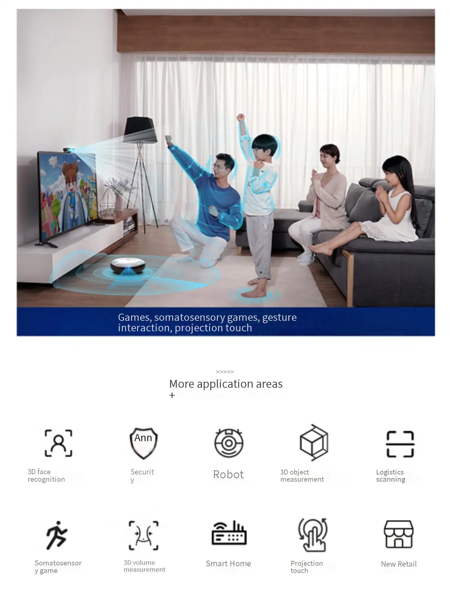 ORBBEC Astra + depth camera, suitable for robot vision empowerment, face recogni