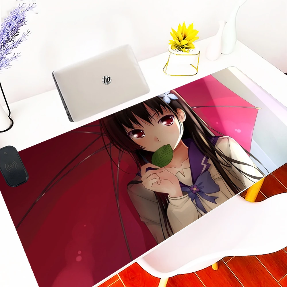 

MRGLZY Wireless Charger My Name Mouse Pad Game Console Xxl Computer Pad Game Accessories Non-slip Can Support CustomizationDesk