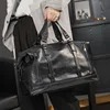 Fitness Gym Bag Man Travel PU Leather Outdoor Sports Handbag Multi-functional Large Capacity Storage Shoulder Trip Bags xa171wd 2