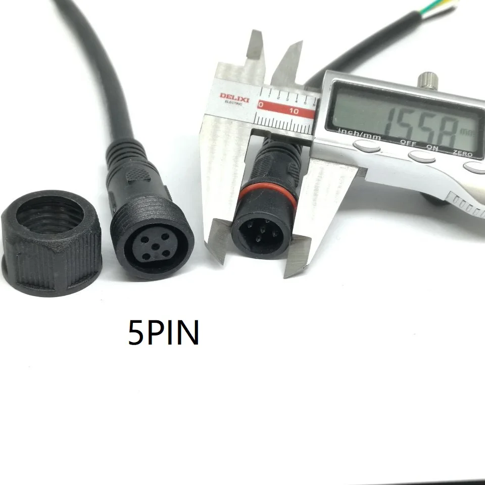 Waterproof Black Connector Cable Set (40cm)