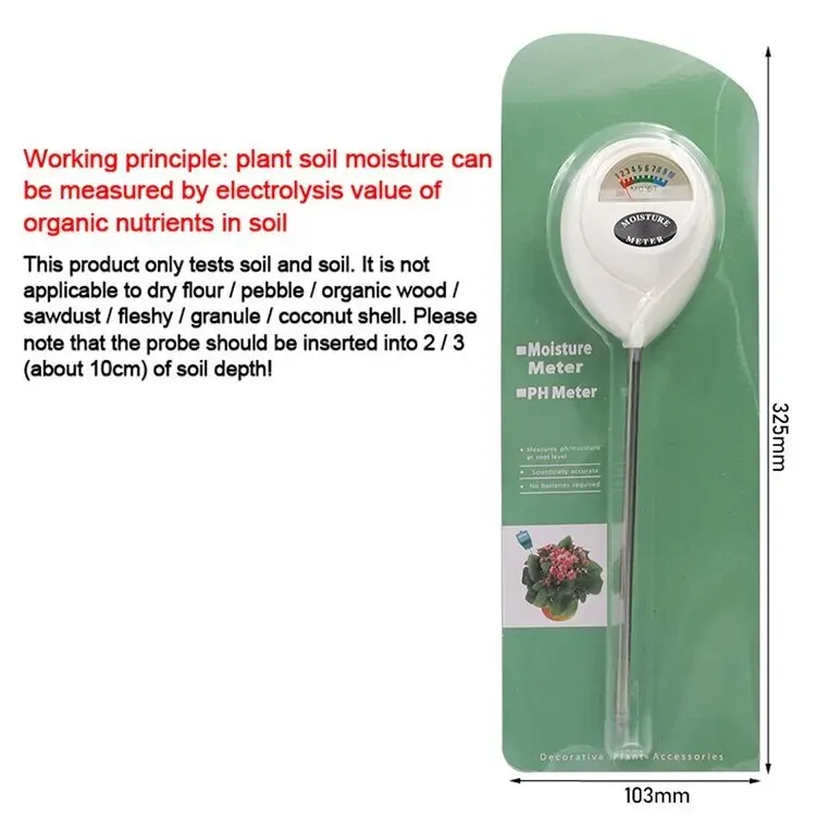 Soil Moisture Meter Home Gardening Measuring Tool Hygrometer Probe