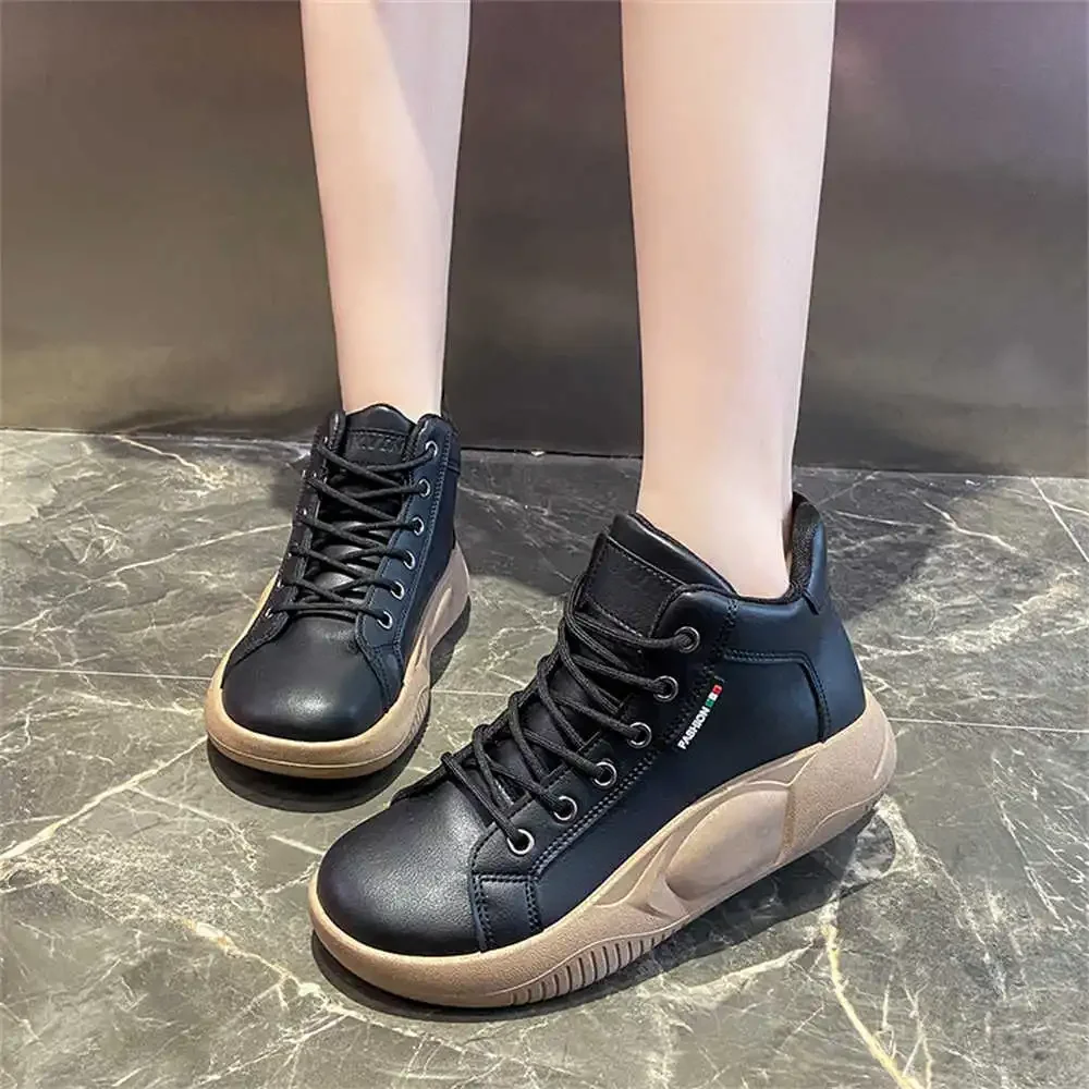 Scarpe Da Donna Primaverili Allacciate Stivali Stivali Militari Scarpe Sportive Da Donna Nere Sneakers Dropshiping Modelli Tenismaschili Novità