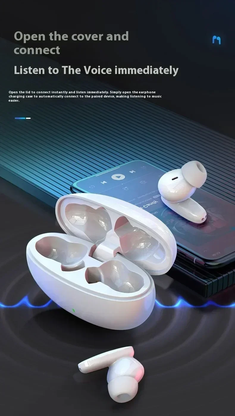 Wireless Bluetooth Earbuds With Mic And Touch Control System_voghion.com