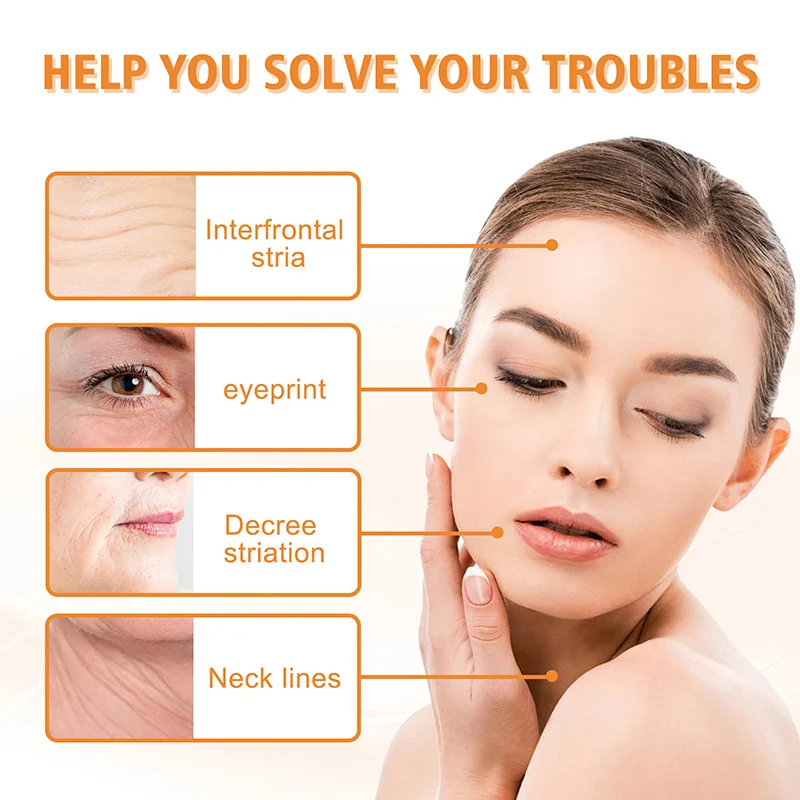 Collagen Water-Soluble Anti Aging Facial Eye Mask Wrinkles Remover Face Lifting